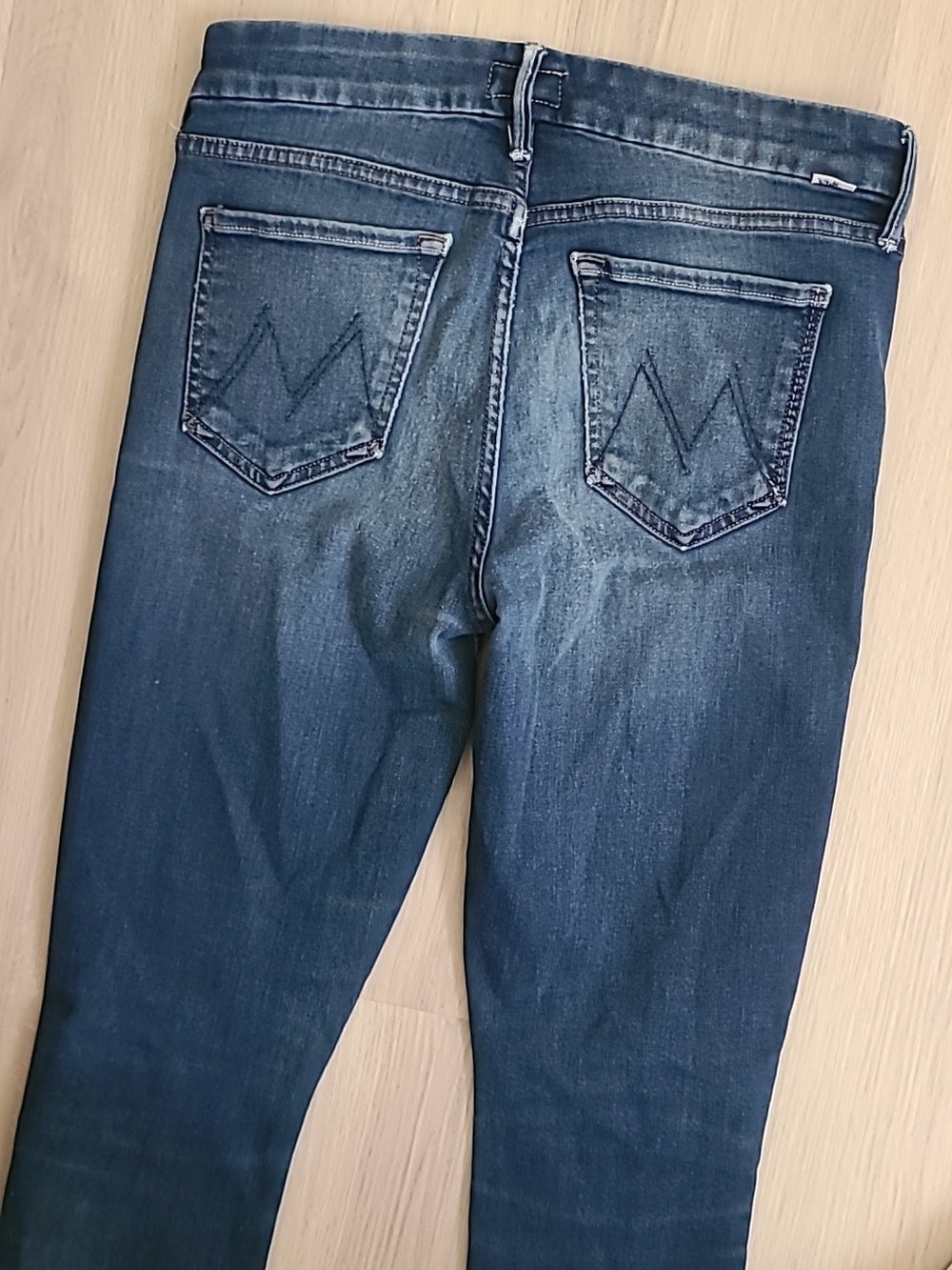 MOTHER The Looker In Crowd Pleaser Skinny Jeans Womens 28 Blue Denim Stretchy - Picture 8 of 9